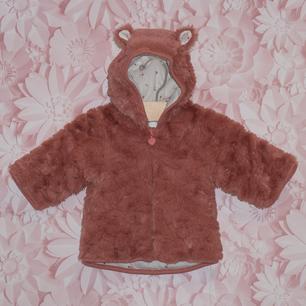 Furry Jacket Size 62 (3-6m)