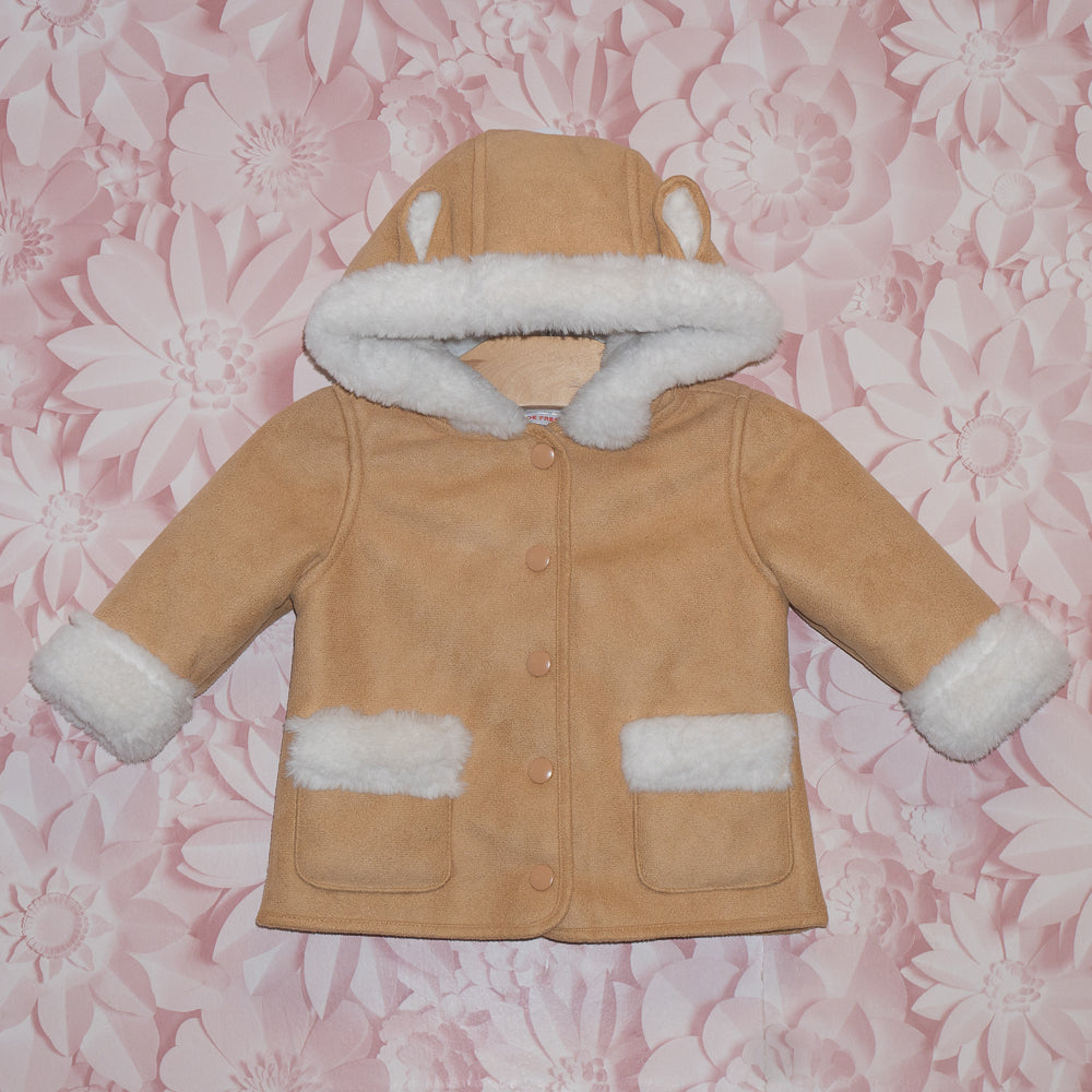 Faux Shearling Coat Size 0-3m