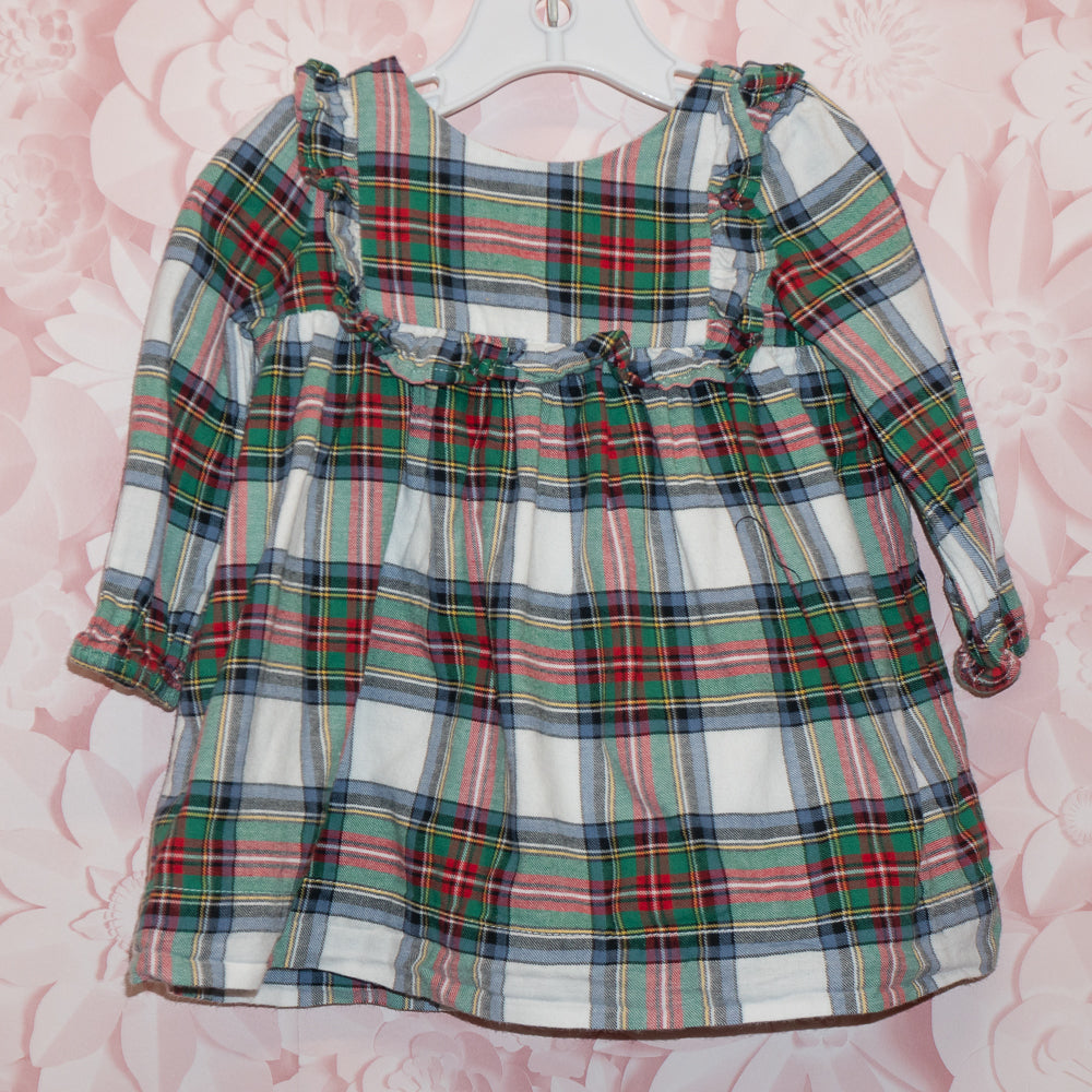 Plaid Dress Size 6-12m