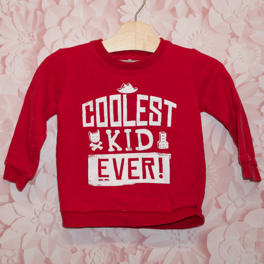 Coolest Kid Ever Crewneck Size 2Y