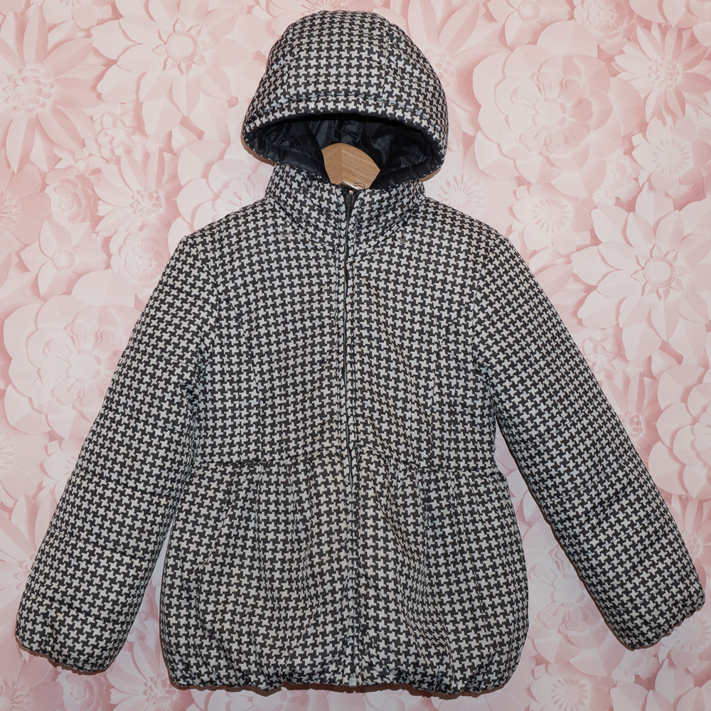 Reversible Black/Houndstooth Jacket Size 7/8