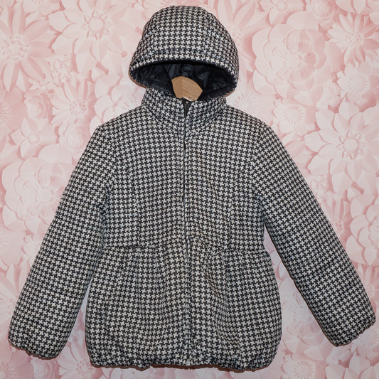 Reversible Black/Houndstooth Jacket Size 7/8