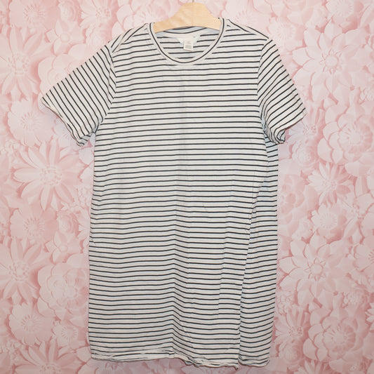 Striped Maternity Tunic Dress Size M