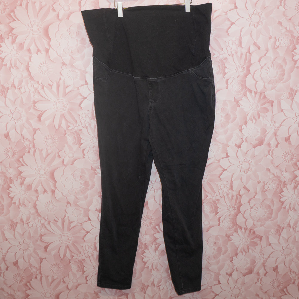 Black Maternity Jeans Size XXL