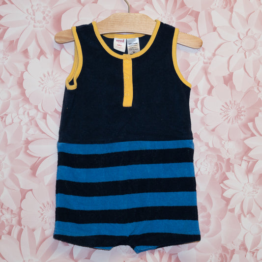 Terry Romper Size 12-18m