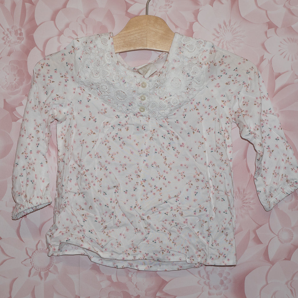 Lace Embellished Blouse Size 12-18m