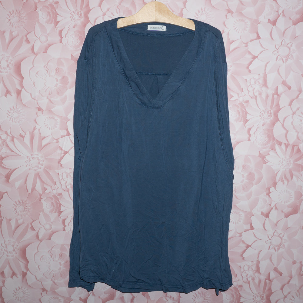 Longsleeve Blue Maternity/Nursing Tee Size XXL