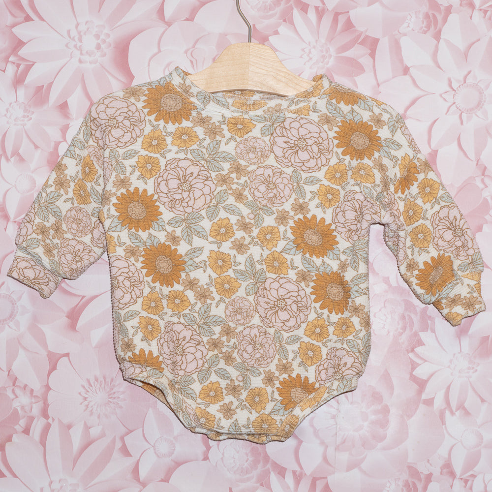 Floral Bubble Romper Size 6-9m