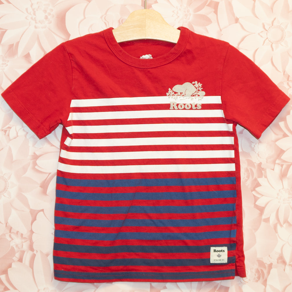 Striped Tee Size 5-6 Years