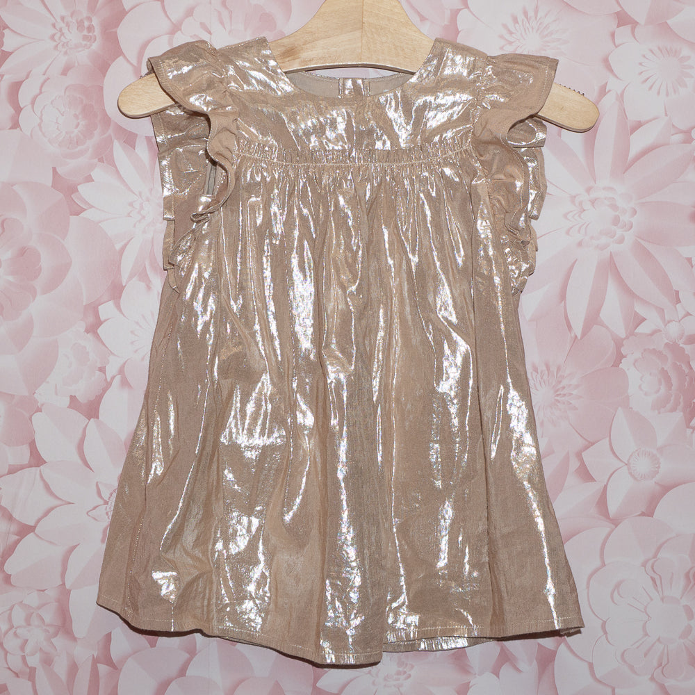 Shiny Gold Dress Size 18-24m