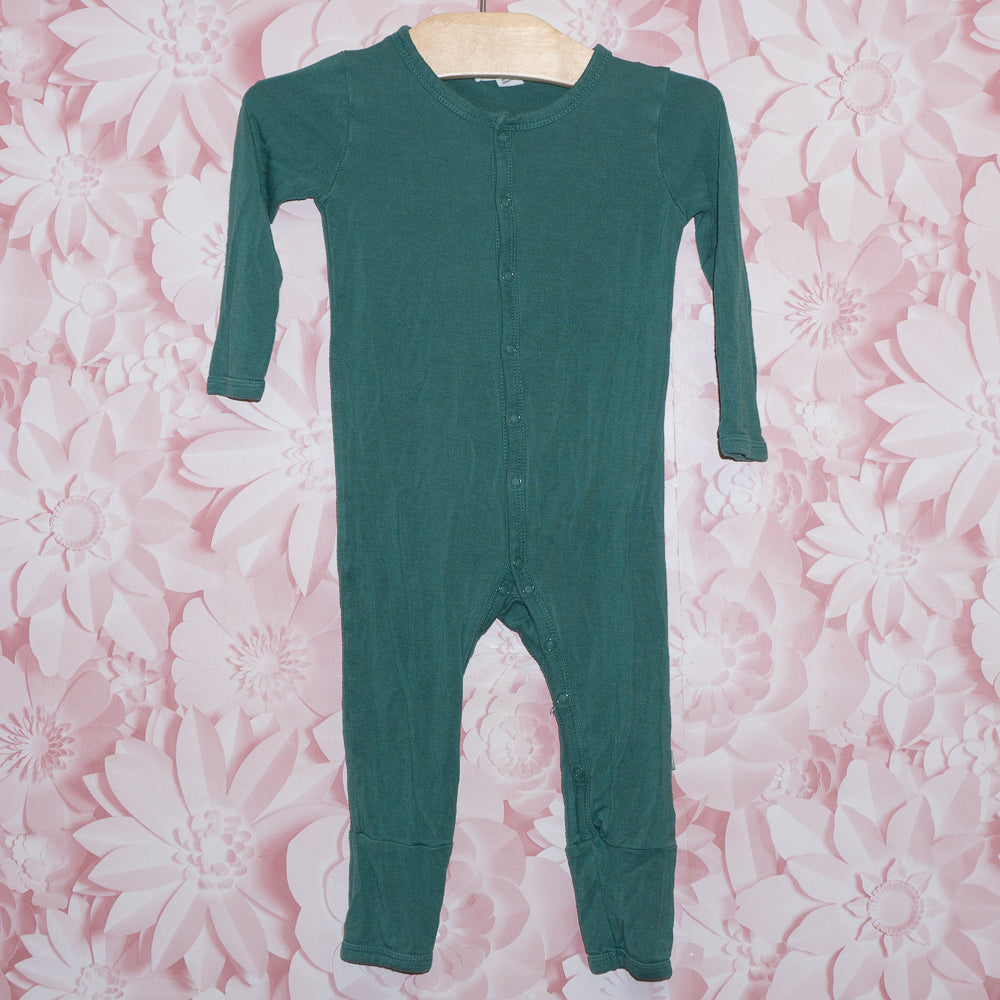 Green Bamboo Romper Size 12-18m