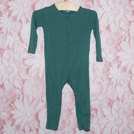 Green Bamboo Romper Size 12-18m