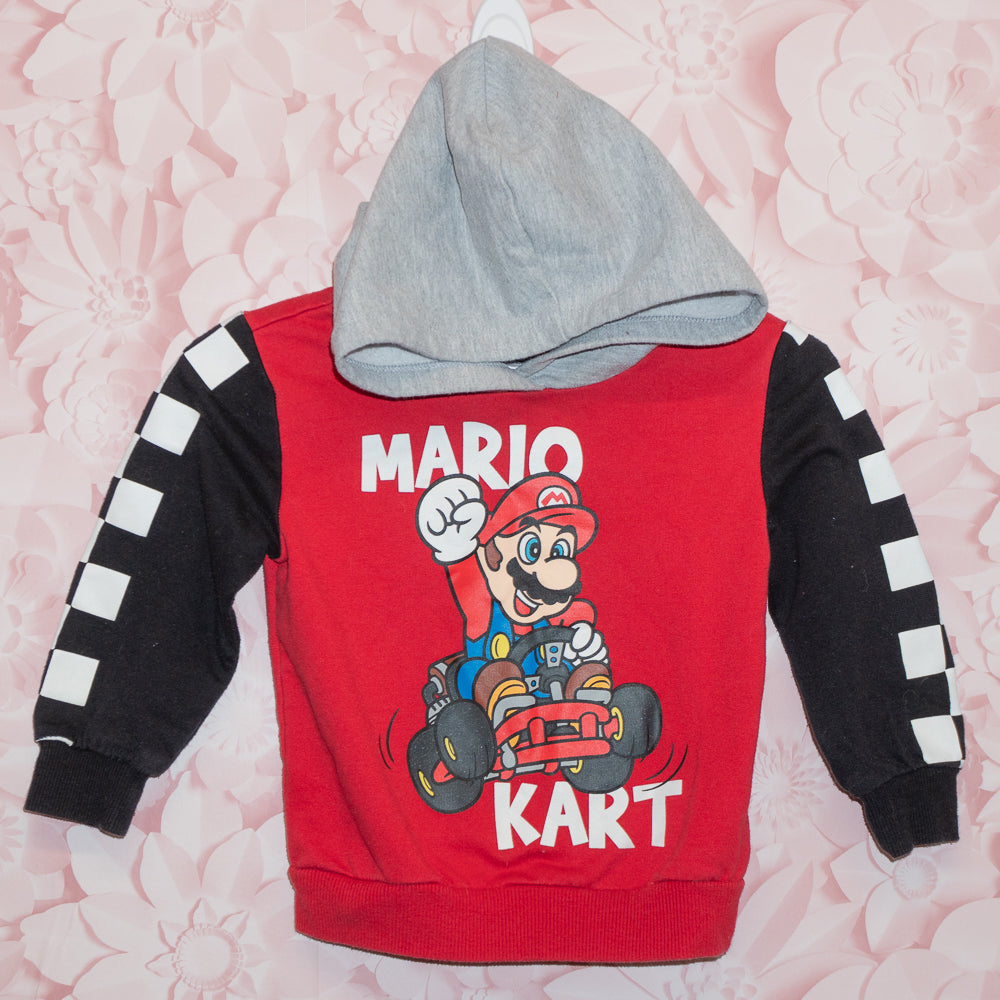 Mario Kart Hoodie Size 3T