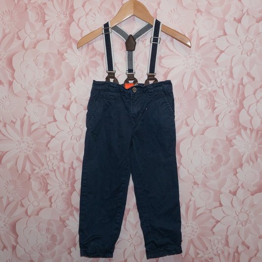 Lined Suspender Pants Size 3T