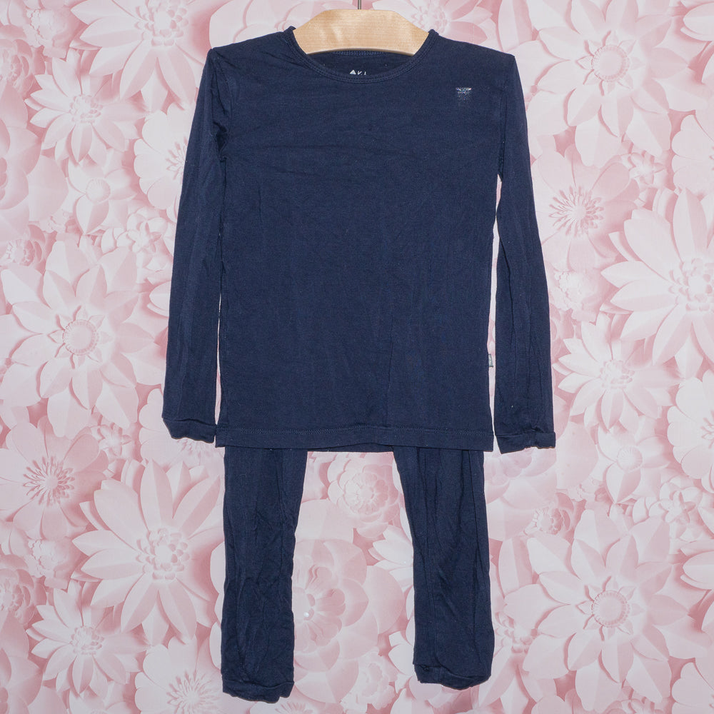 Navy Bamboo Pajamas Size 5T