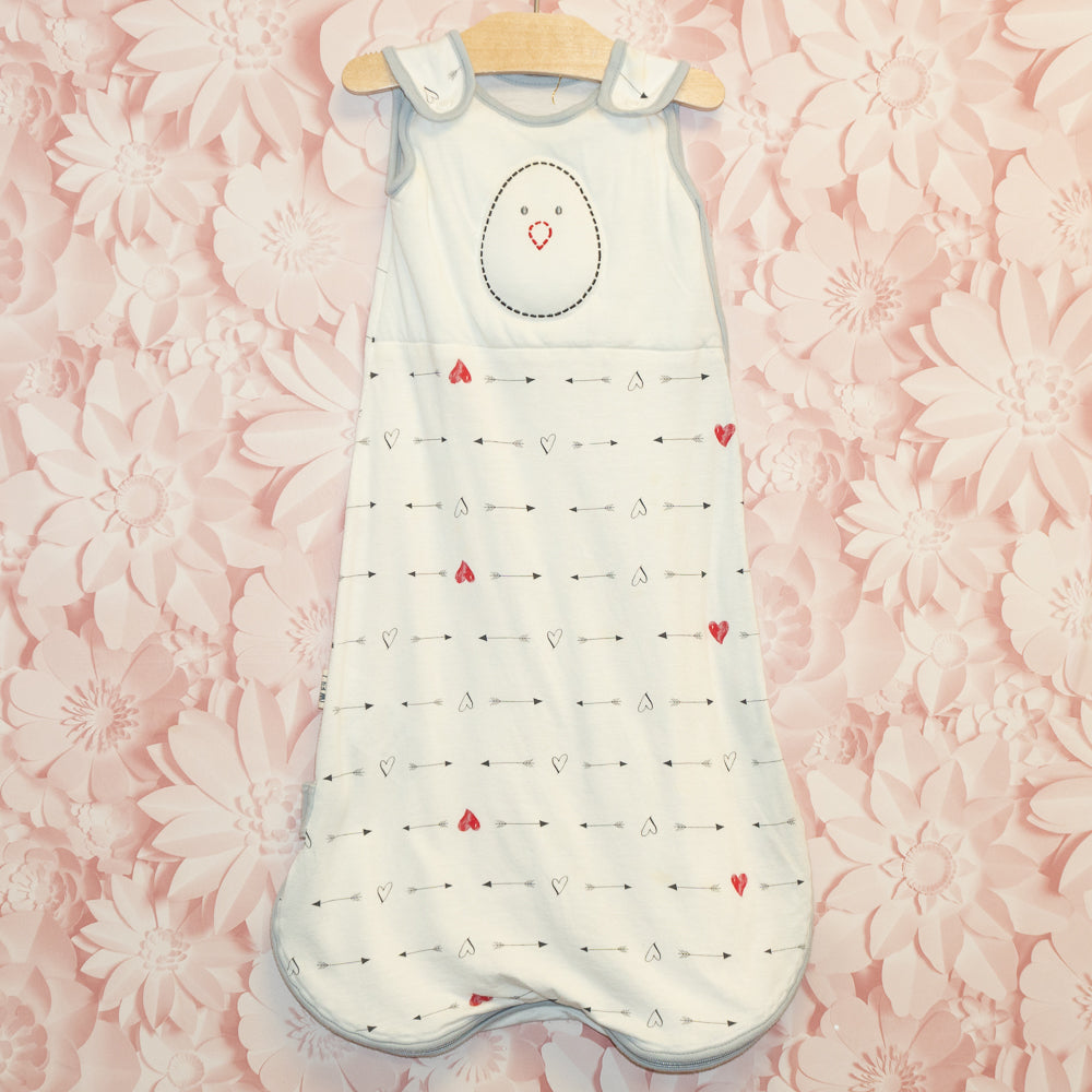 Heart Nested Bean Weighted Sleep Sack Size 0-6m