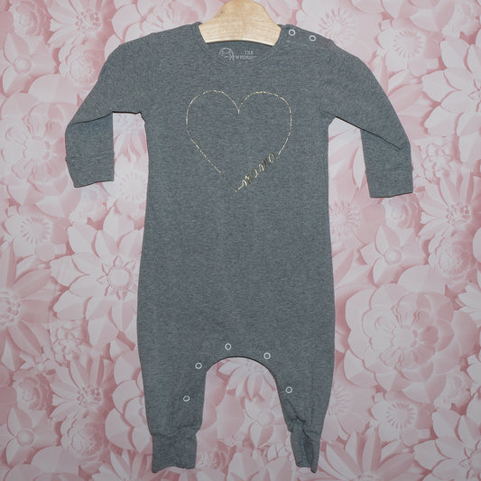 Mama Heart Romper Size 12-18m