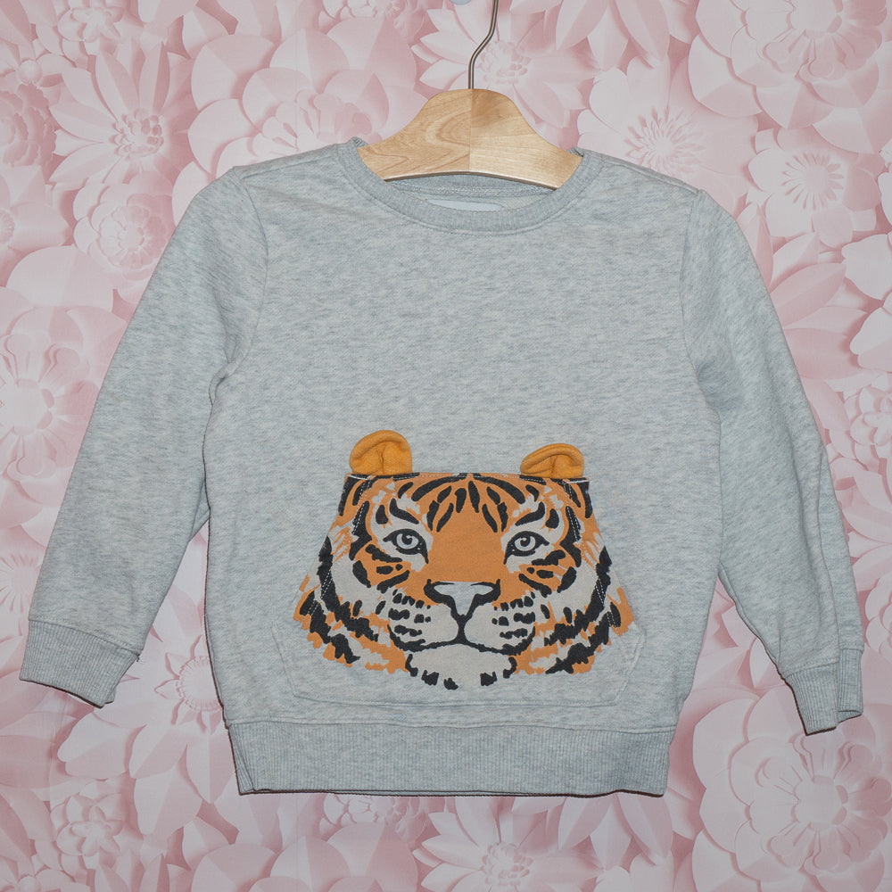 Pocket Tiger Crewneck Size 4T