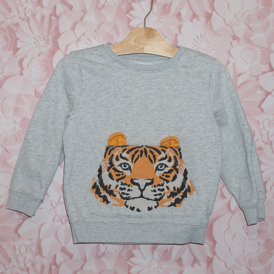 Pocket Tiger Crewneck Size 4T