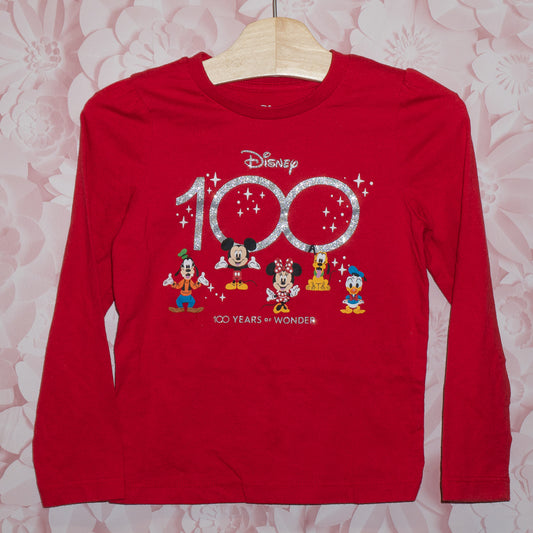 Disney 100 Years Tee Size 4