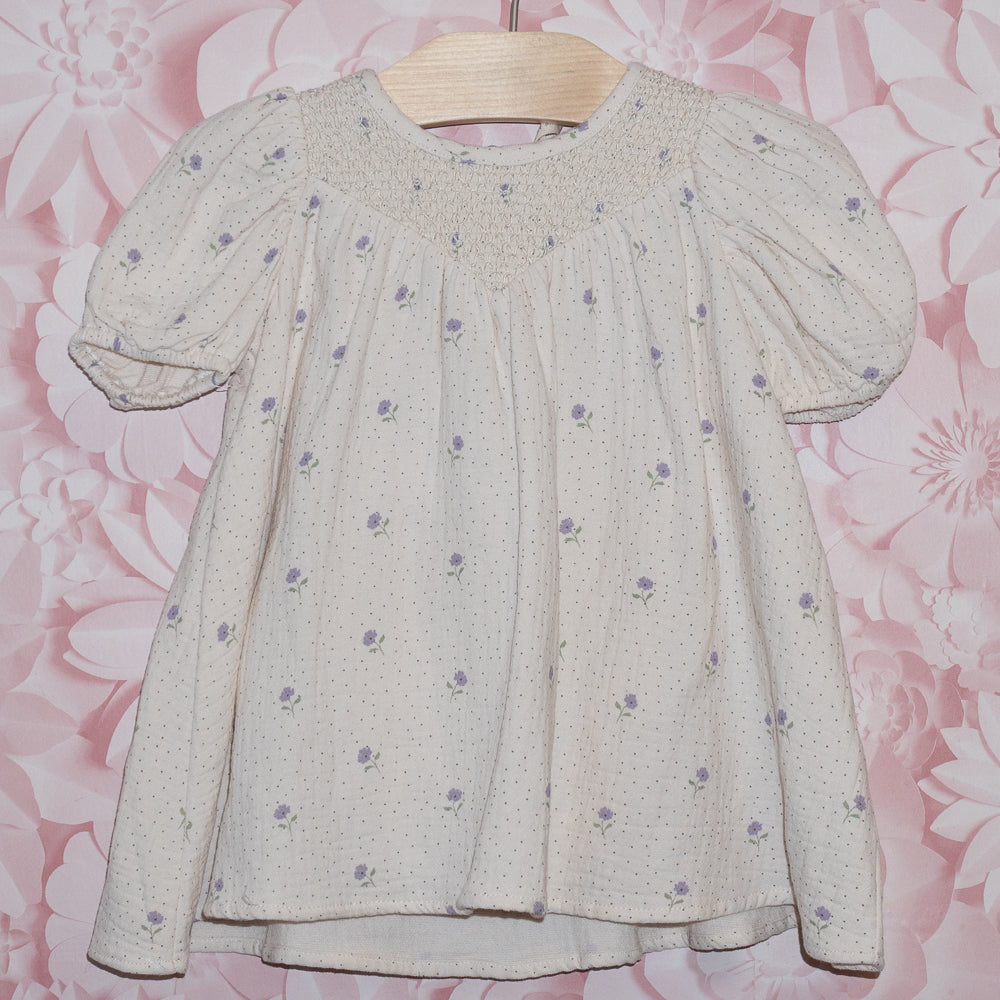 NWT Organic Cotton Dress Size 6-12m