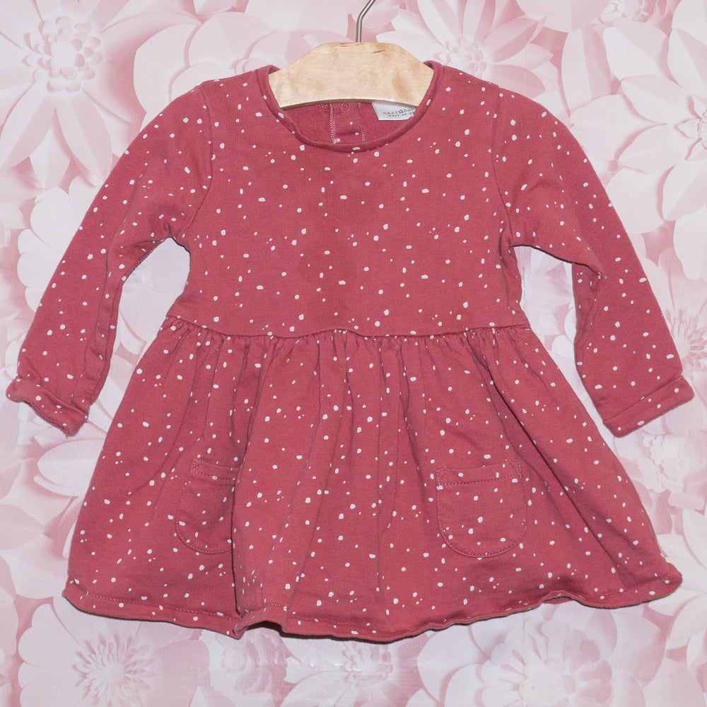 Splatter Dot Dress Size 6-9m