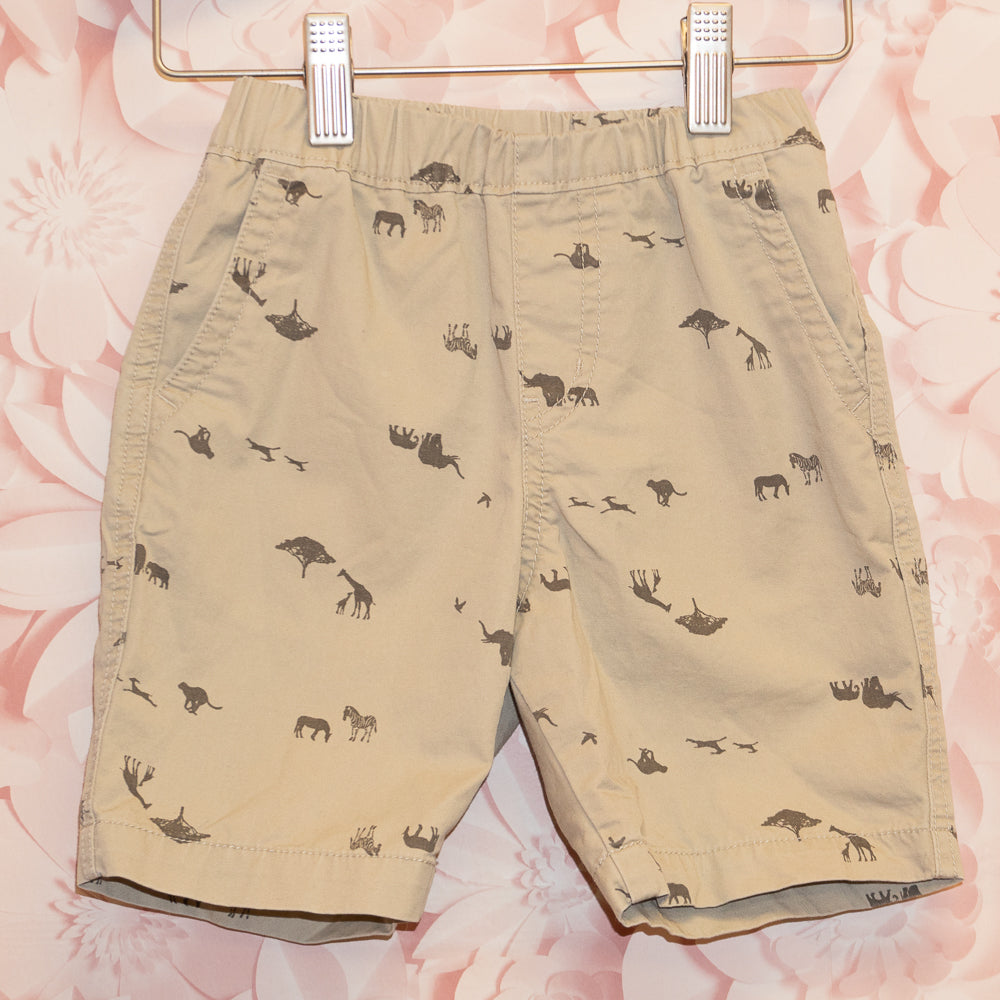 Safari Animal Shorts Size 3-4