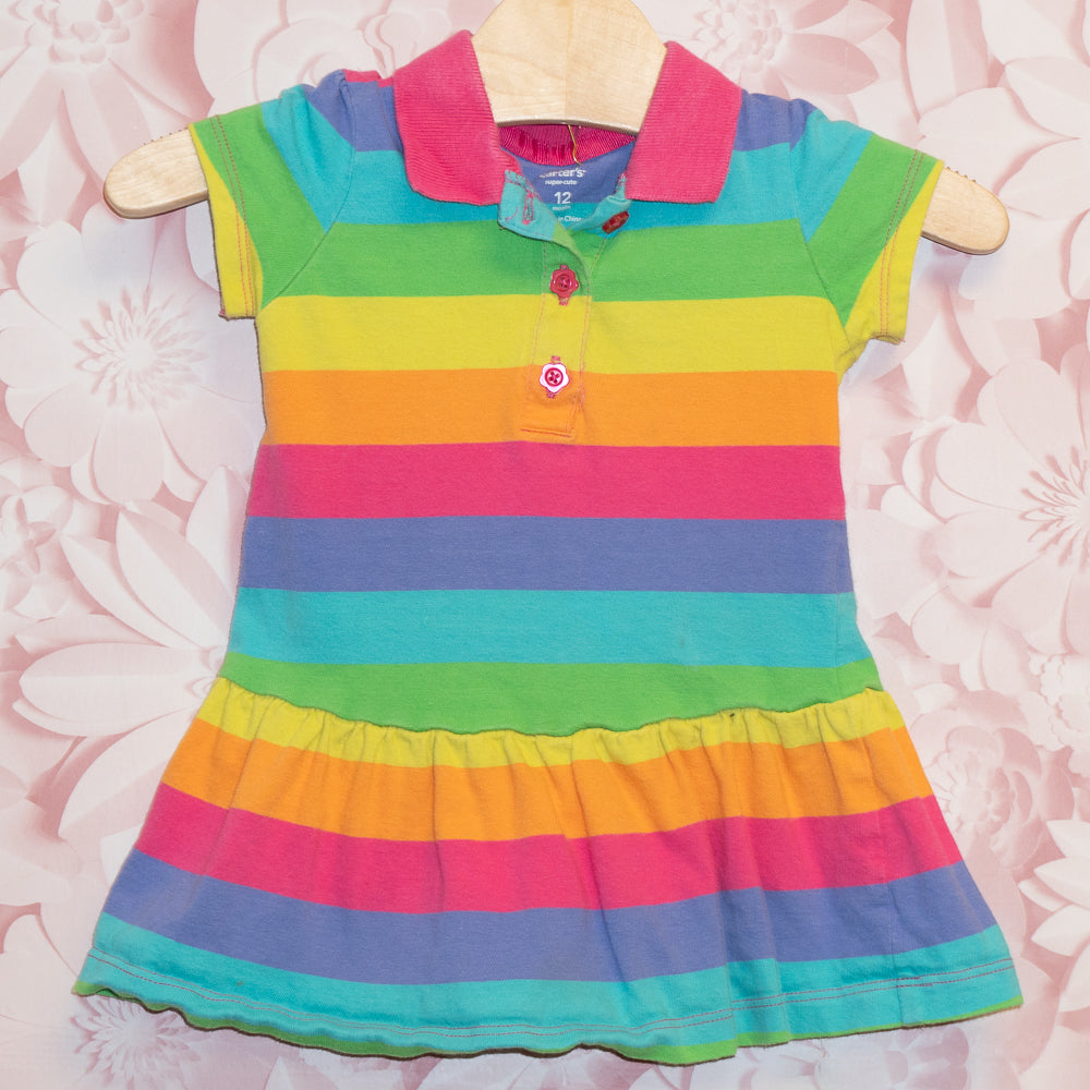 Rainbow Dress Size 12m