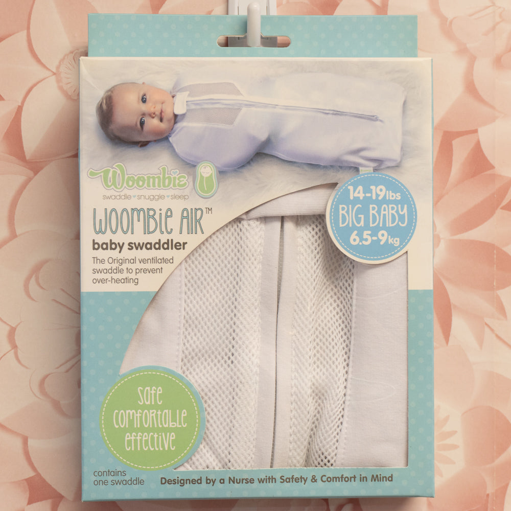 New In Box White Woombie Air Size 3-6m