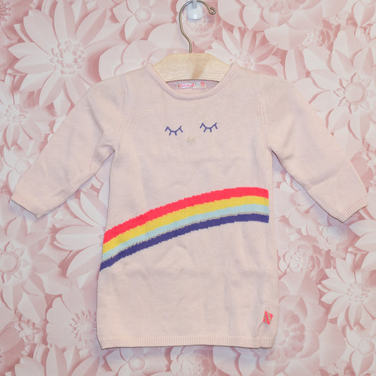 Rainbow Sweaterdress Size 12m