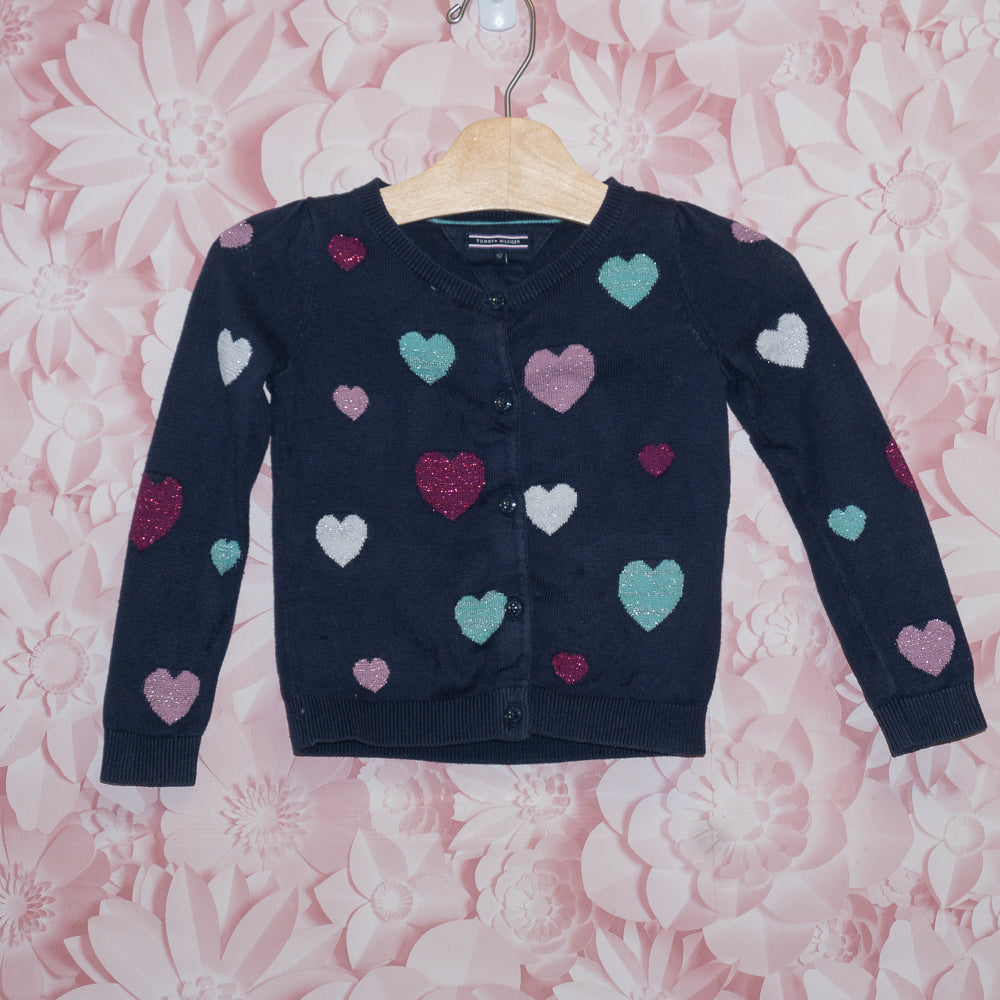 Sparkle Heart Cardigan Size 18-24m