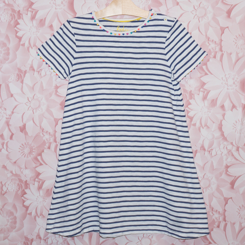 Striped T-shirt Dress Size 8-9Y