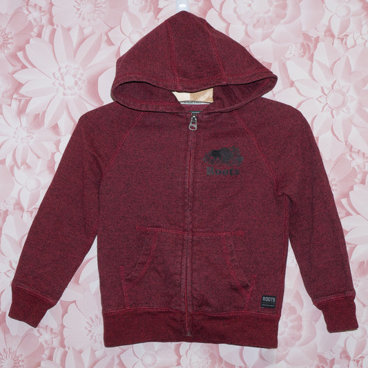 Red Roots Zip Hoodie Size 5T