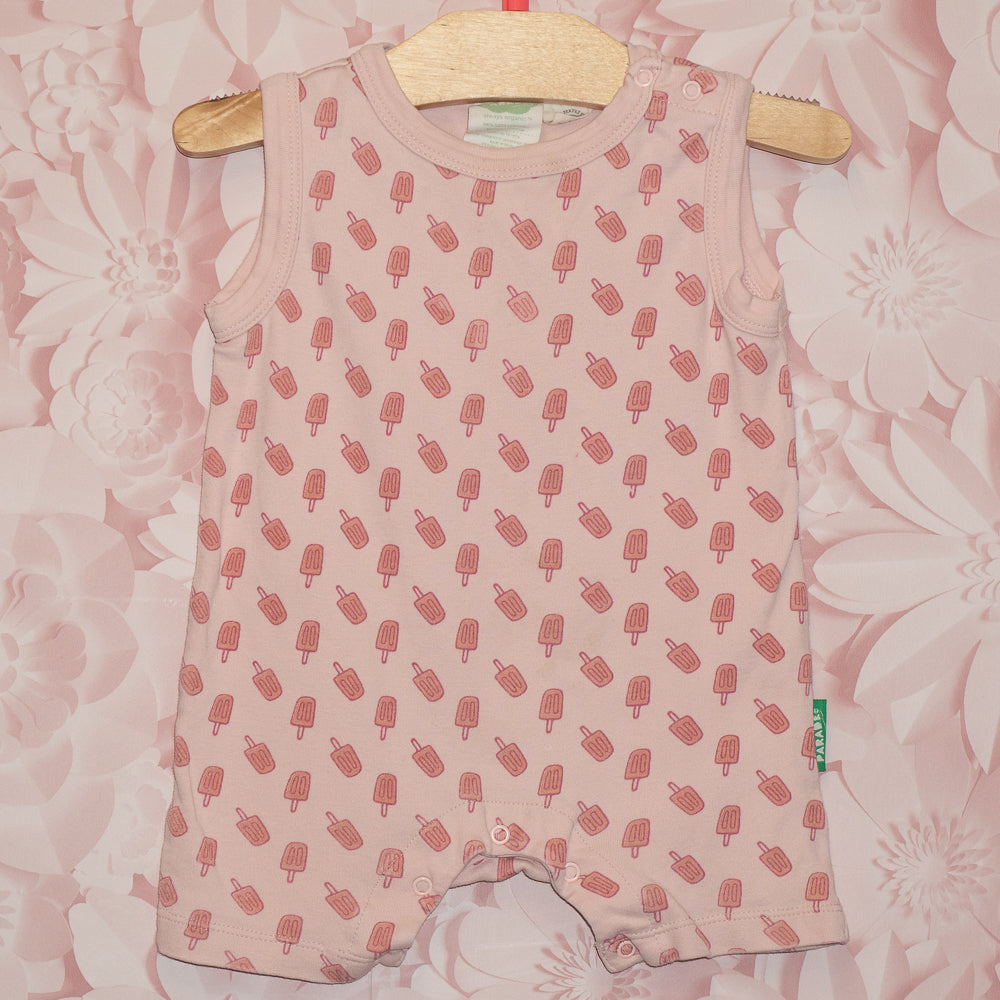 Ice Treat Shortie Romper Size 12-18m