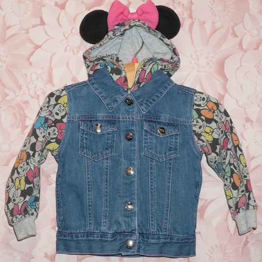 Minnie Mouse Jean Jacket Size 2