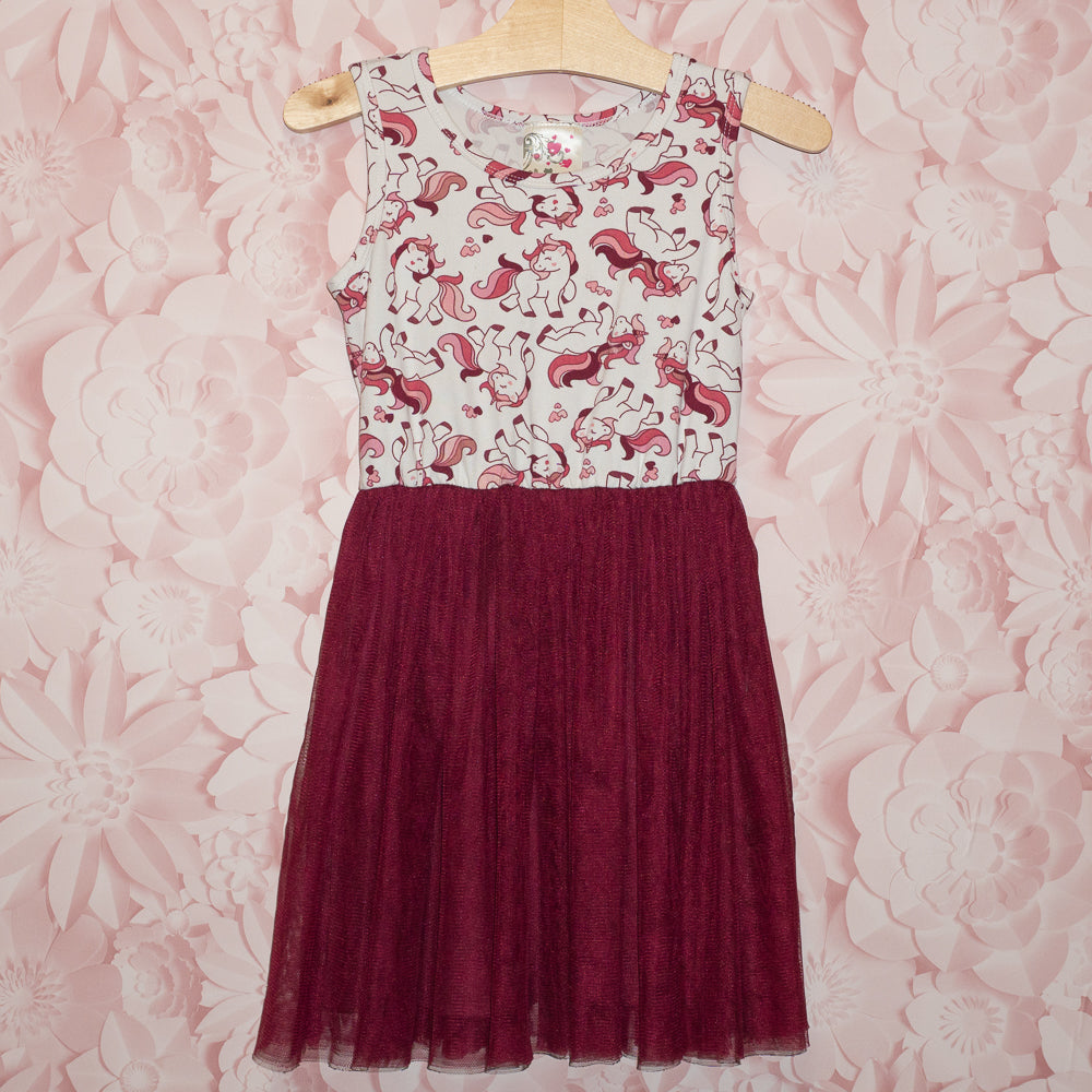Unicorn Tulle Dress Size 5