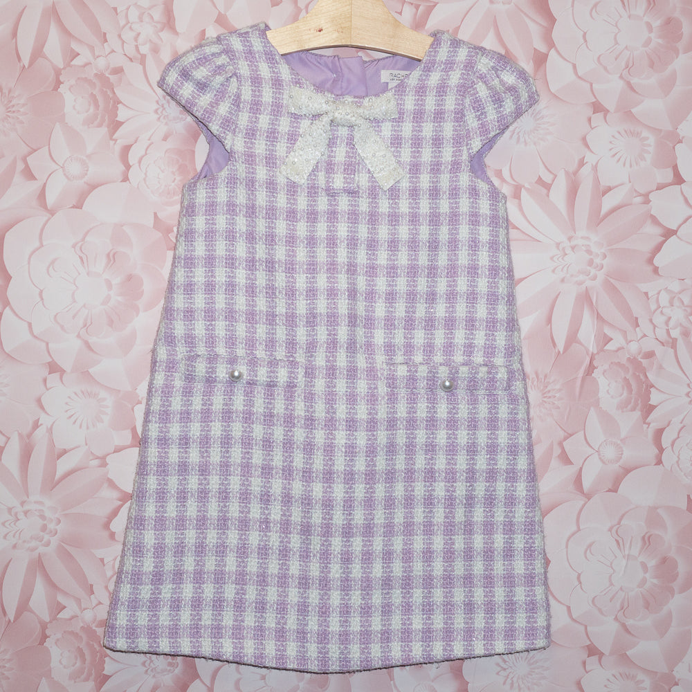 Purple Tweed Dress Size 5