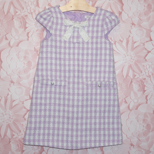 Purple Tweed Dress Size 5