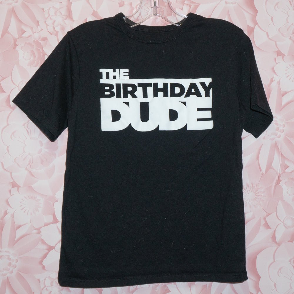 Birthday Dude Tee Size 7-8