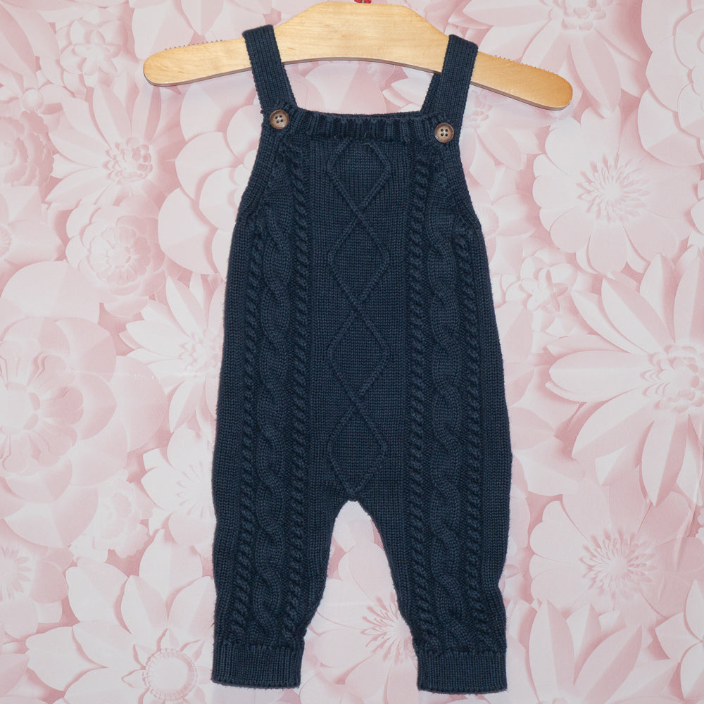 Cable Knit Overalls Size 3m