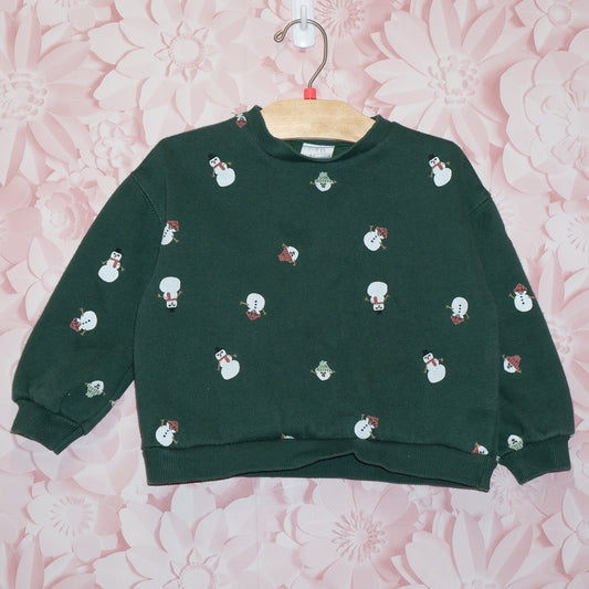 Snowman Crewneck Size 2-3