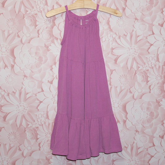 Tiered Crepe Dress Size 7