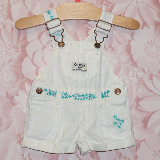Embroidered Shortalls Size 3m