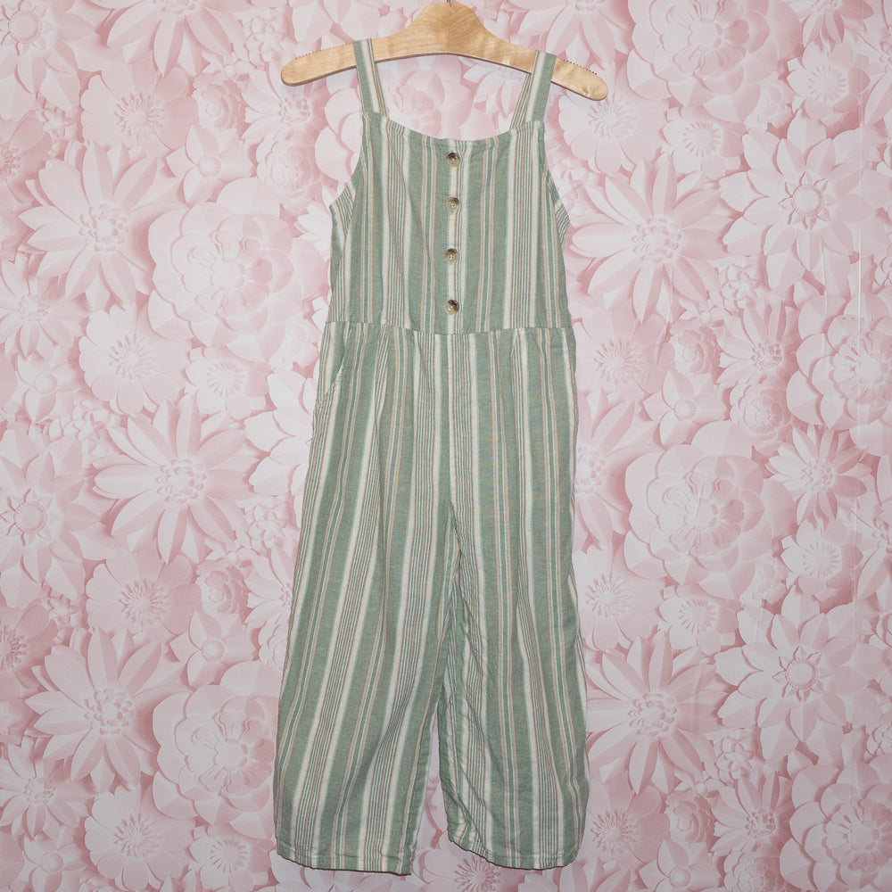 Striped Linen Romper Size 6/6x