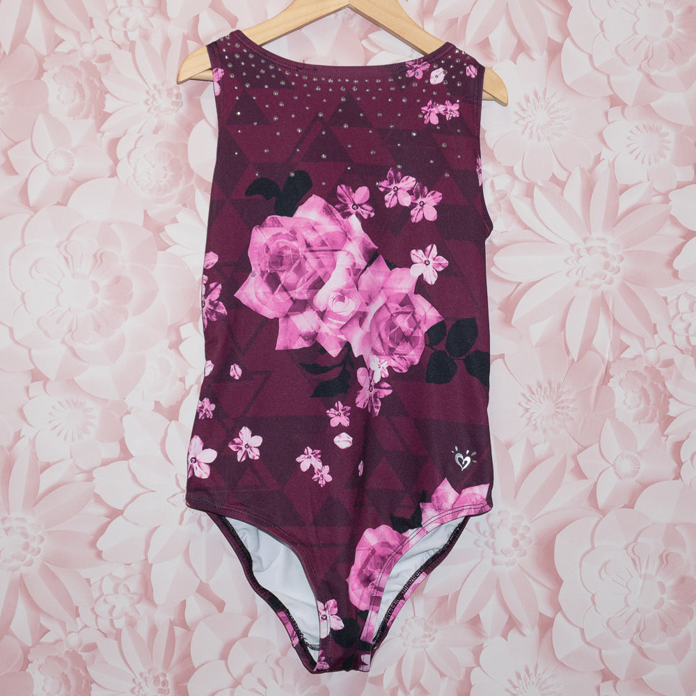 Geometric Floral Leotard Size 12
