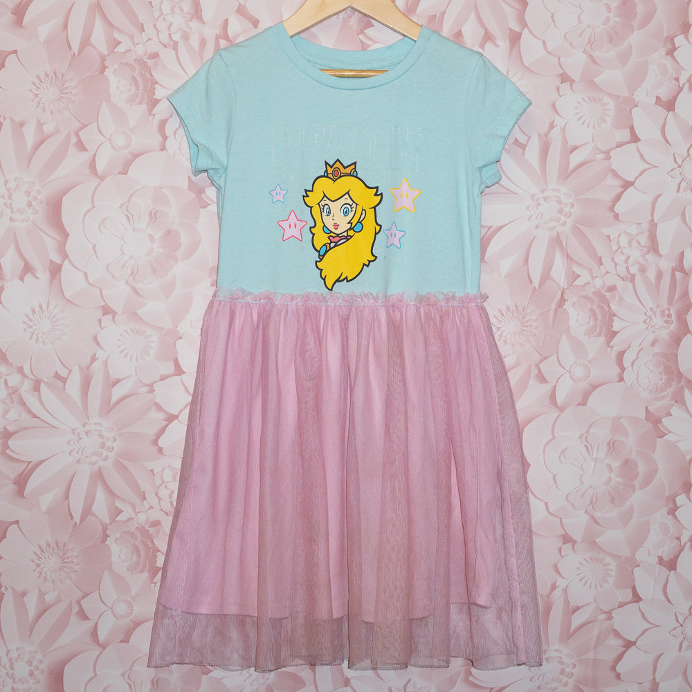 Princess Peach Dress Size 7-8