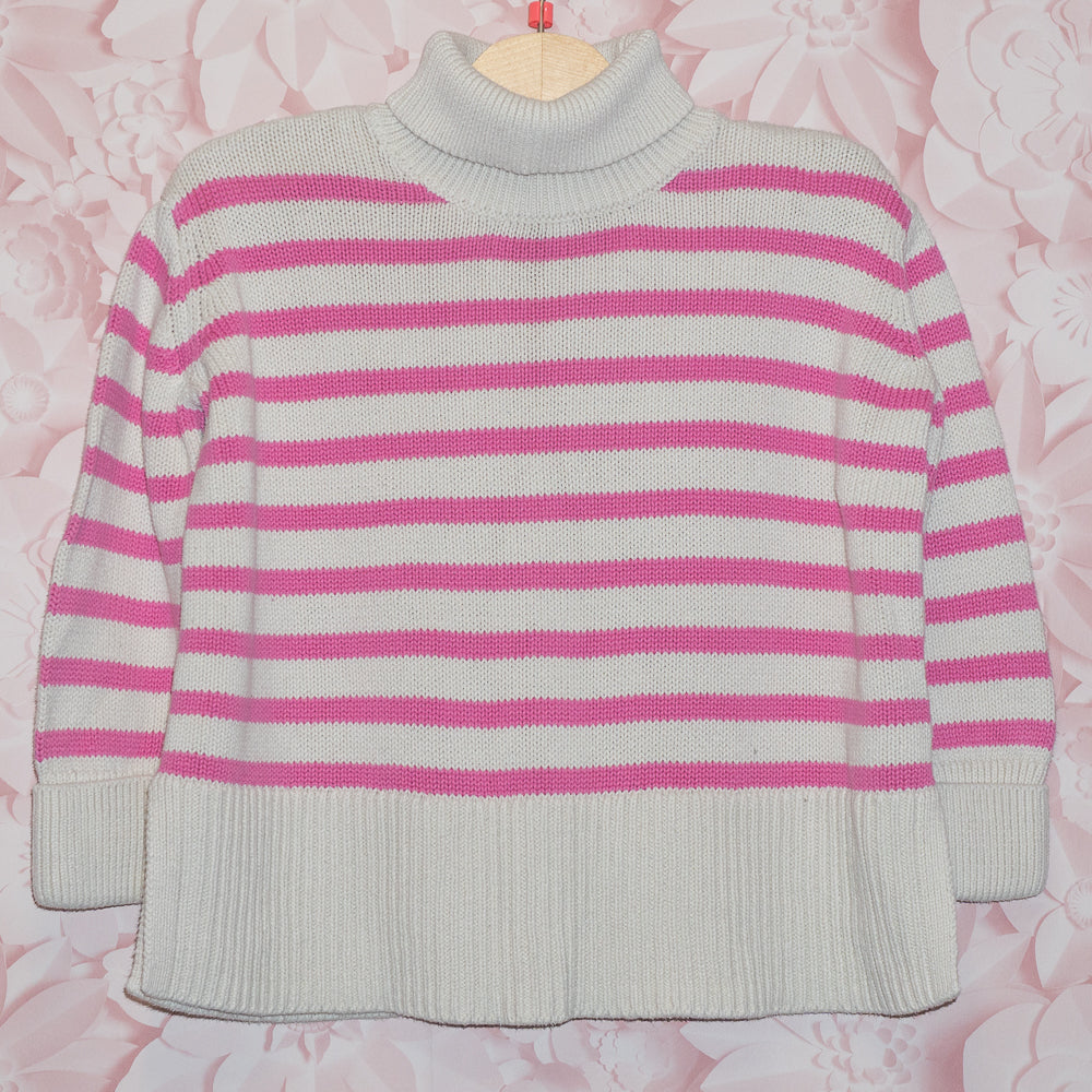 Striped Turtleneck Sweater Size 6-7