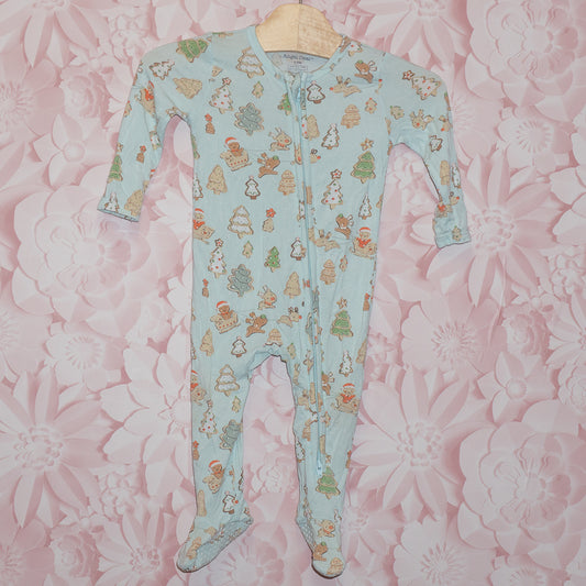 Christmas Cookie Bamboo Sleeper Size 6-9m