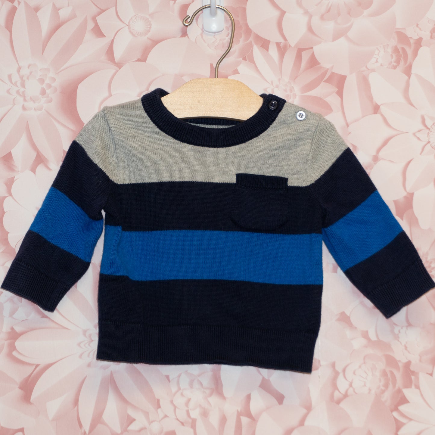 Striped Sweater Size 3-6m
