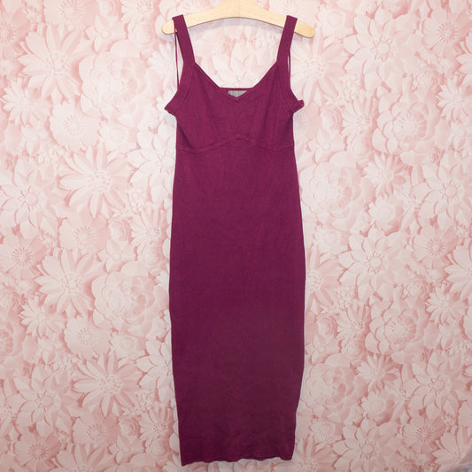 Ribbed Maternity Dress with Shrug Size M